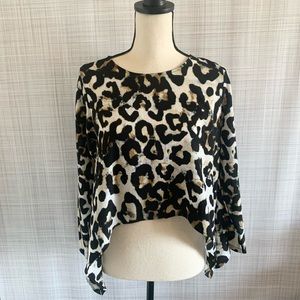 Staples Leopard Animal Print Top